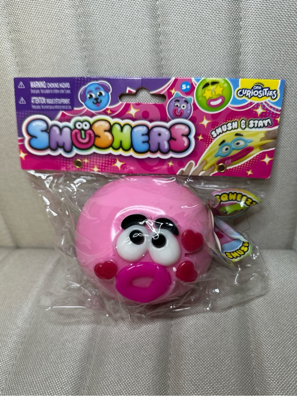 Orb Curiosities Smushers Neon Pink
